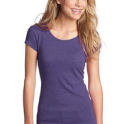 Juniors Textured Girly Crew Tee